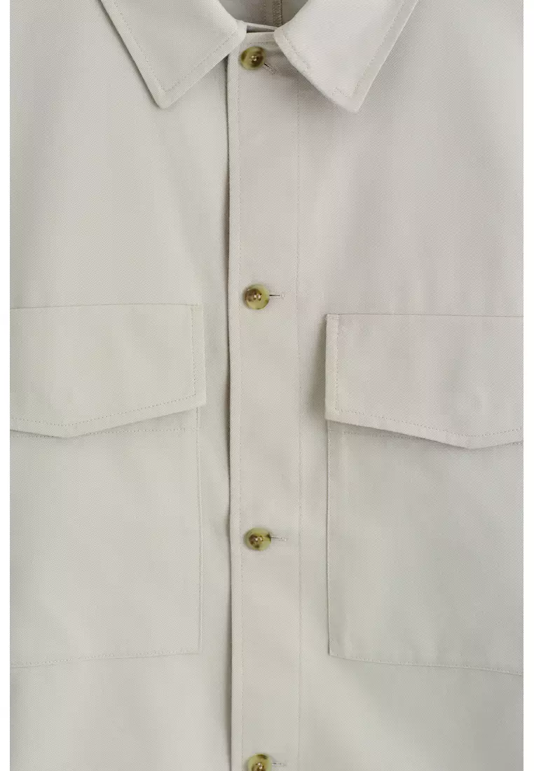 RELAXED COTTON OVERSHIRT