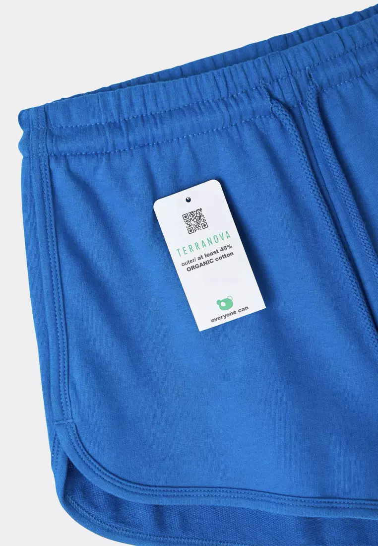 Drawstring Closure Gym Shorts for Women