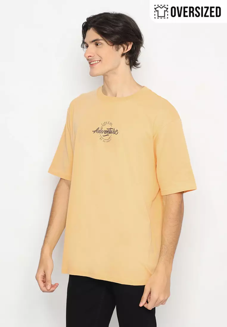 RBJ T-Shirt Cotton Combed Oversized Pria 2079250171