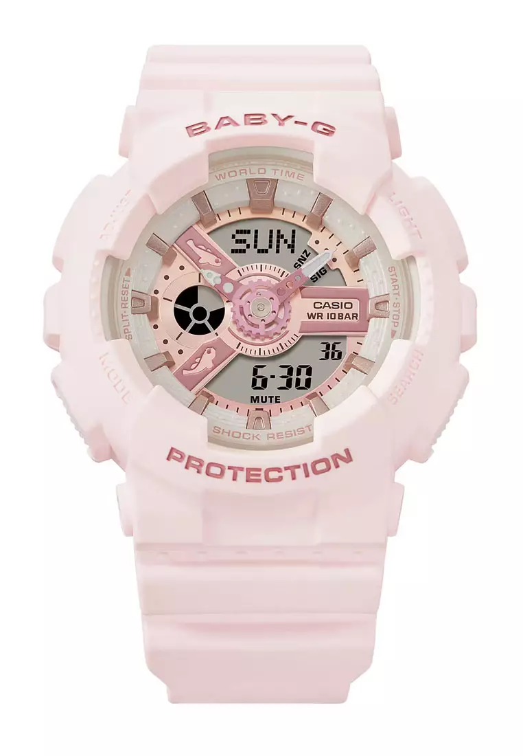 Baby-g Aqua Planet Collaboration Digital Analog Watch BA-110AQ-4A