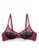 ZITIQUE red Women's American Style Color Crash Ultra-thin See-through Lingerie Set (Bra And Underwear) - Red 12465US67D8998GS_2