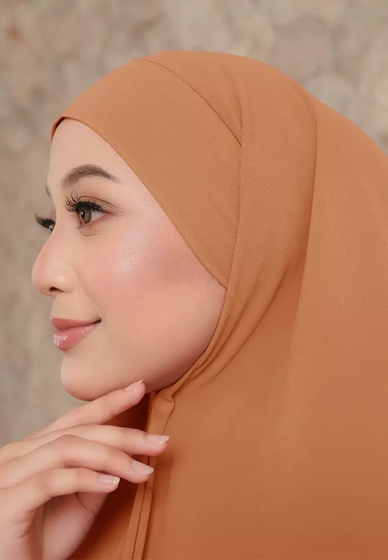 KHIBAN KHAIRA MAGNET PLUS NIQAB - DUSTY ORANGE