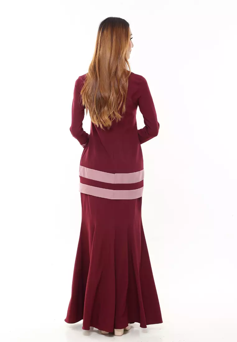 Alicia Kurung Modern in Maroon