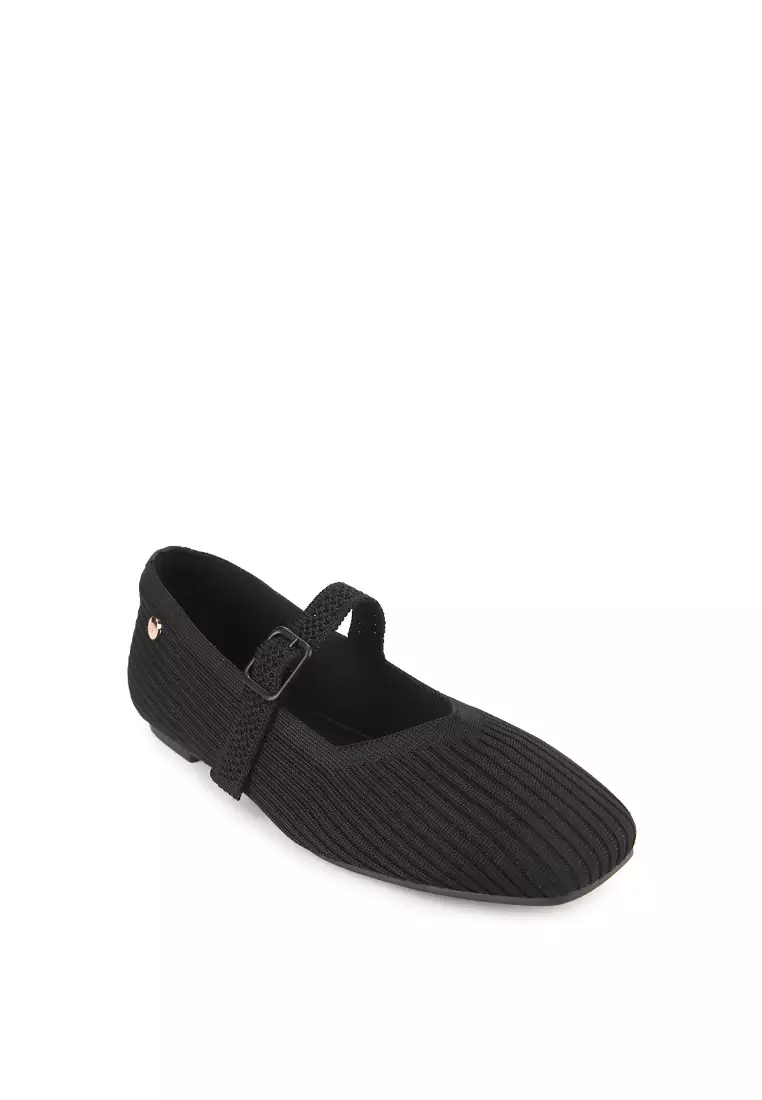 DONNA J2527-1 FLATSHOES BLACK