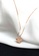 ZITIQUE gold Women's Diamond Embedded Hollowed Five-pointed Star Necklace - Rose Gold DE316ACABCC204GS_3