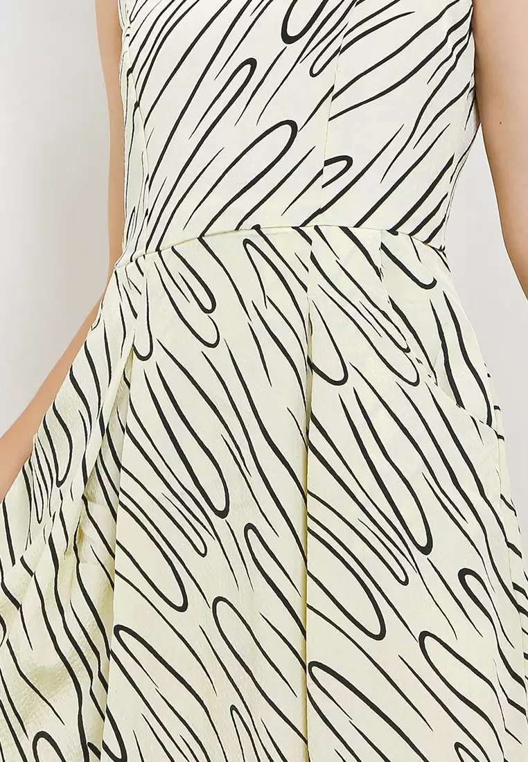 Mina Dress In Cream Print
