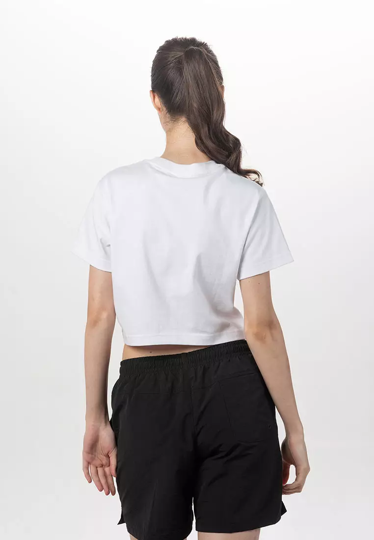 Los Angeles Dodgers MLB City Vibe Fruity Foodie White Short Sleeve Crop Top T-Shirt