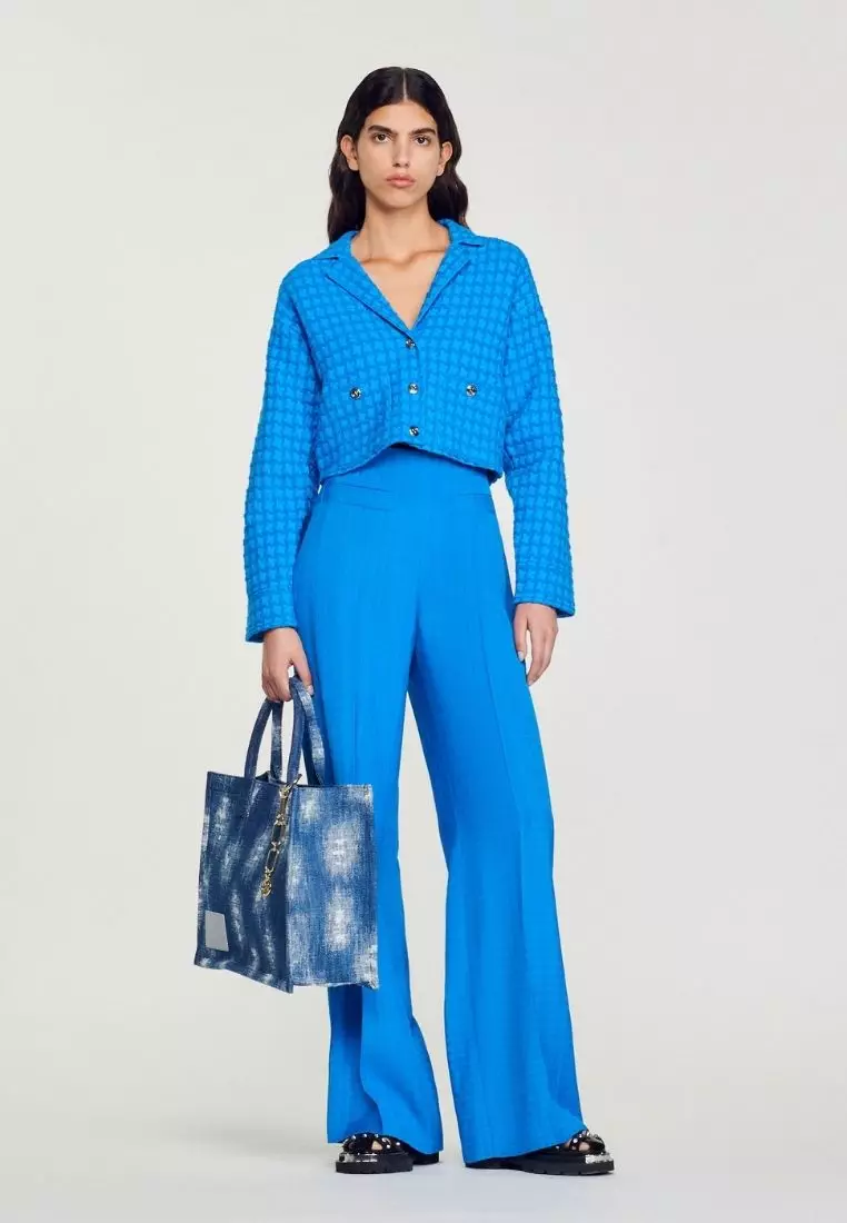Sandro denim sales tote bag