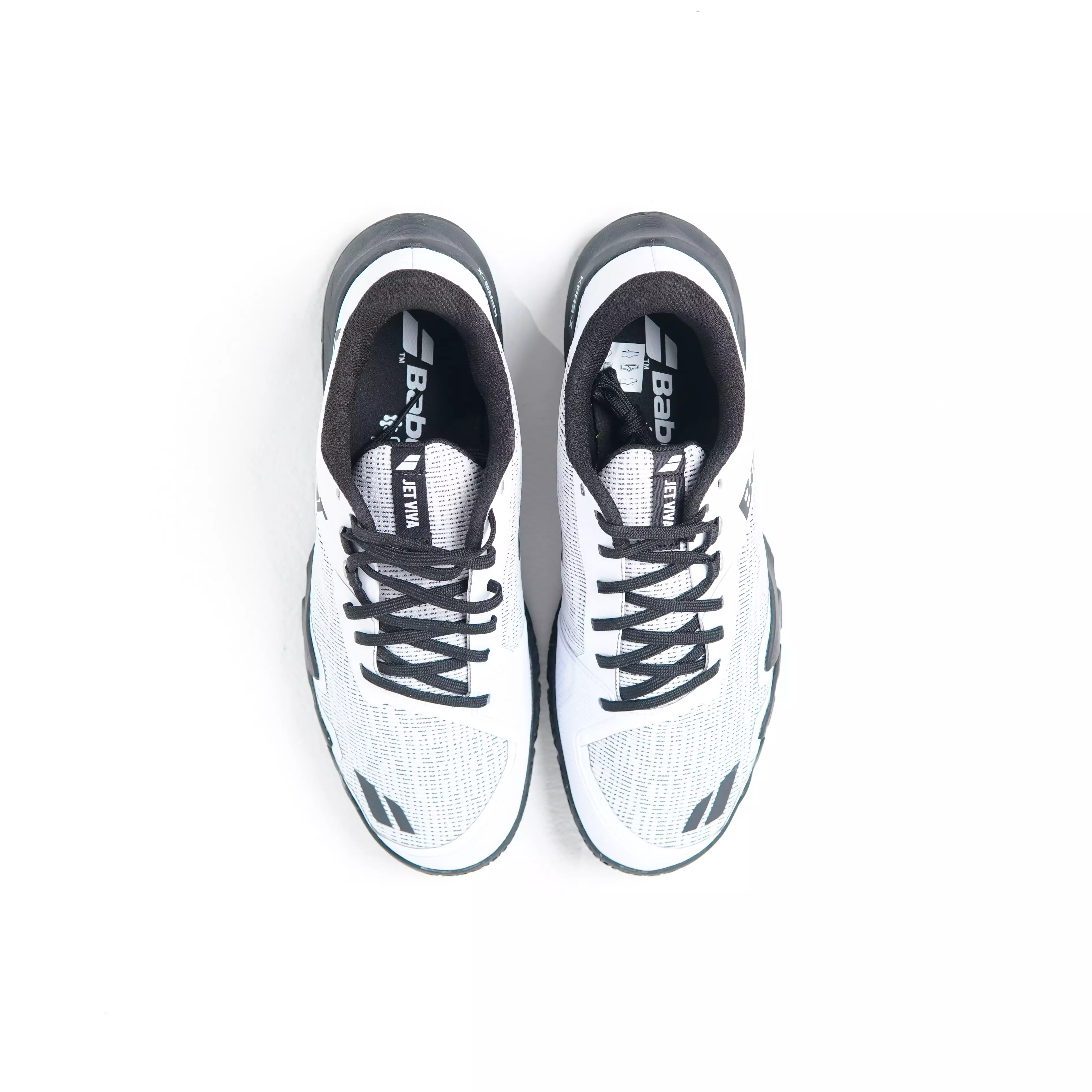Sepatu BABOLAT JET VIVA WHITE BLACK PADEL SNEAKER 100% ORIGINAL