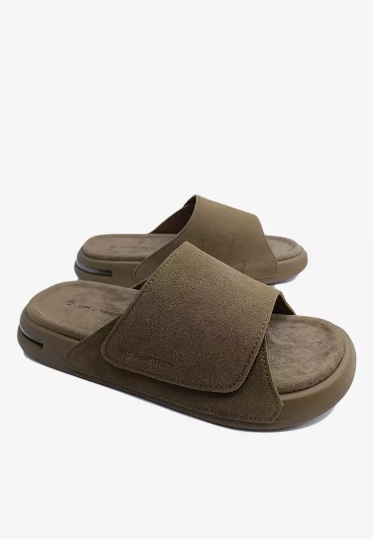 Dr Cardin Men Cove Air Suede Comfort Sandals with Adjustable Strap D-RLZ-8233