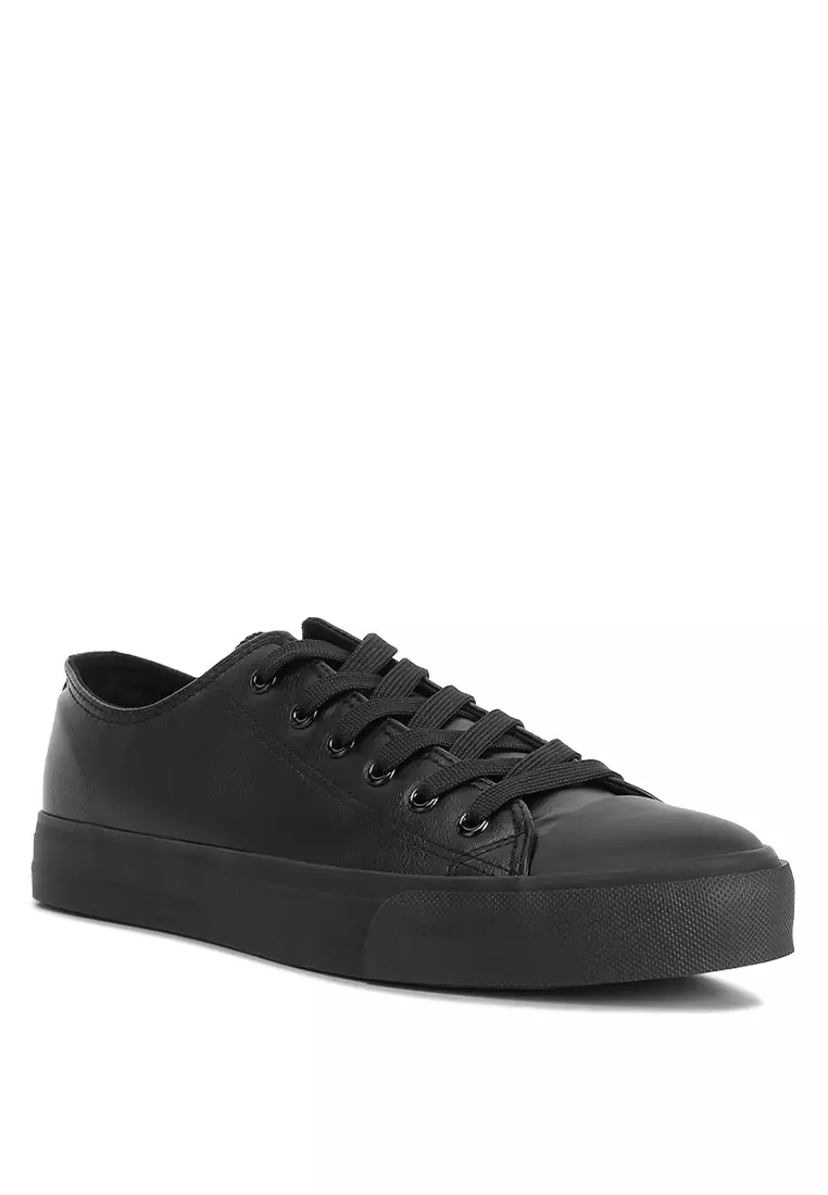 Men's Casual Sneakers In Black
