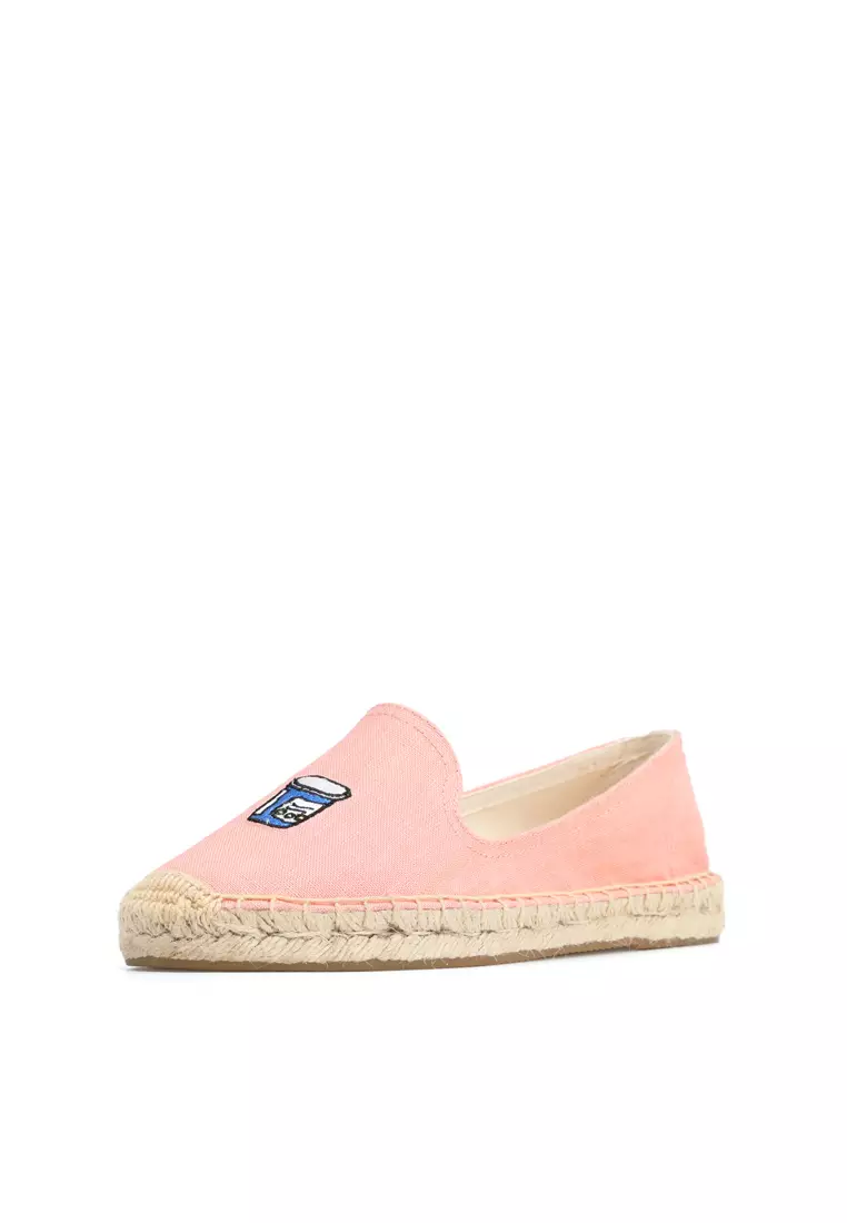 Embroidered Canvas Espadrilles HB45433