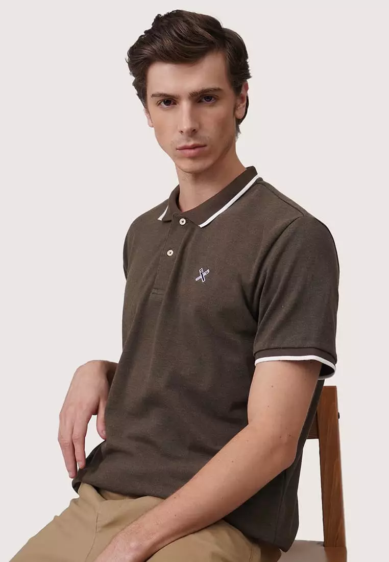 Polo Shirt With Contrast Trim