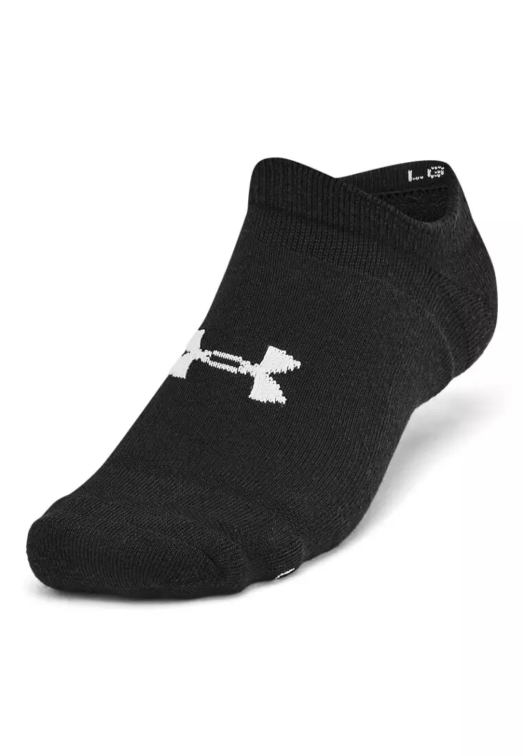 Under Armour Unisex UA Essential Cushion 6-Pack No Show Socks