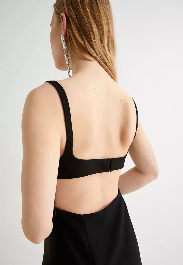 Open Back Mini Dress