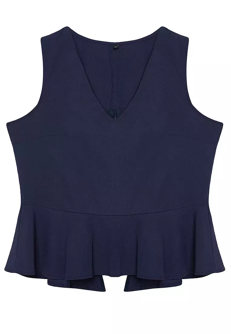 Fitted Peplum Blouse