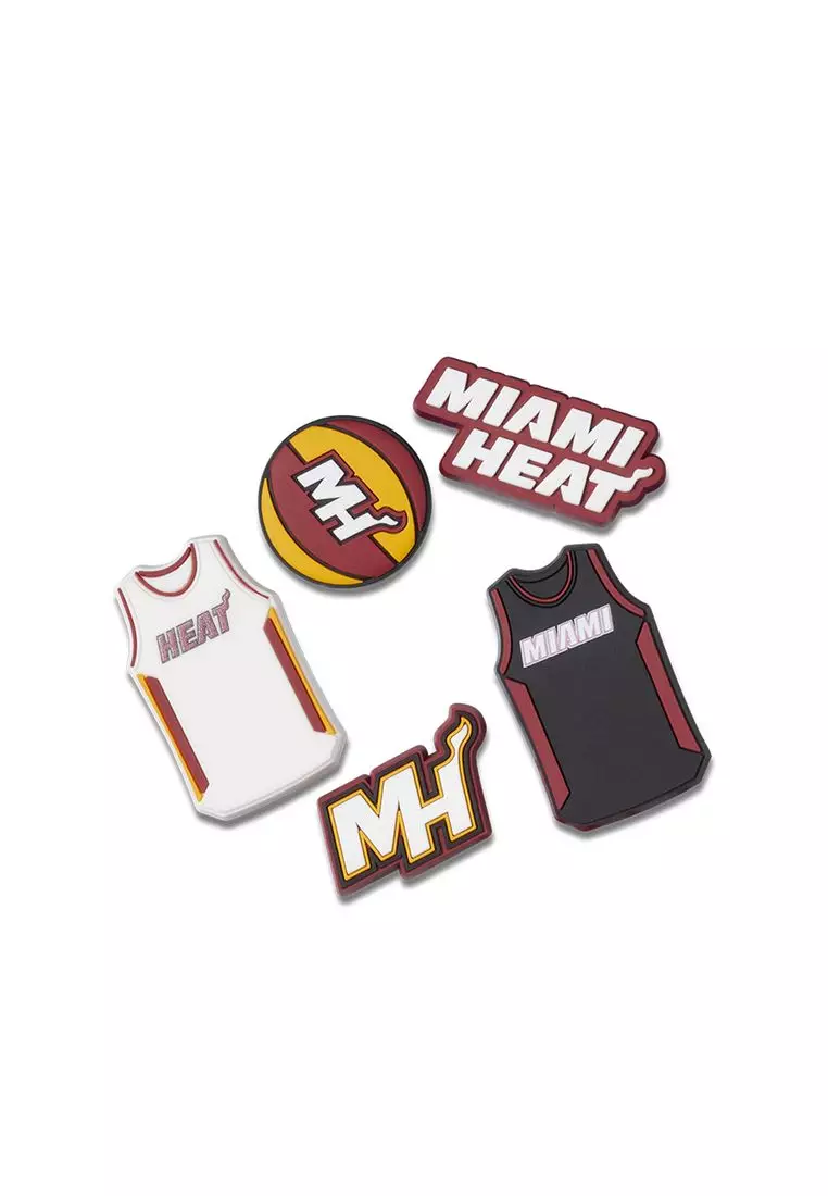 Discount on Crocs  shoes - SKU: Jibbitz Charm Nba Miami Heat Pack