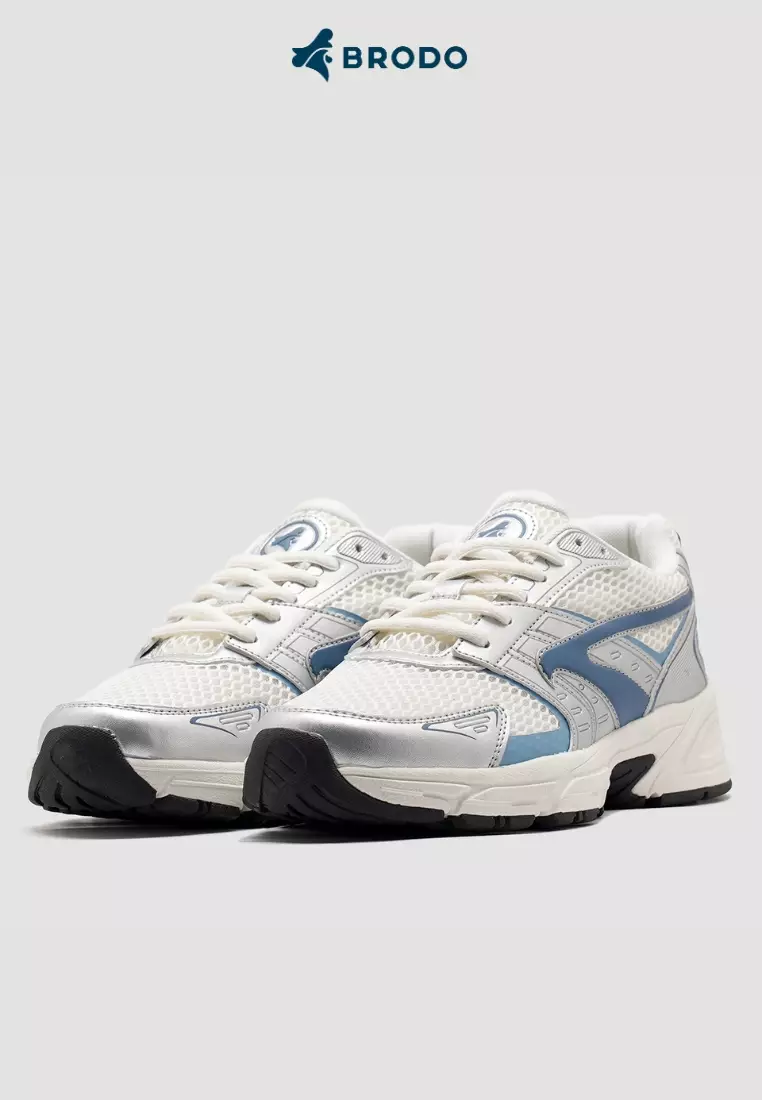 BRODO - Sneakers Ace Neptune Silver Blue OWS