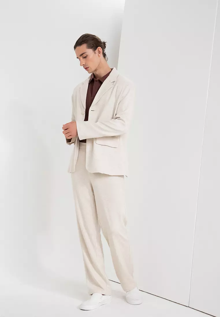 White single breasted blazer best sale