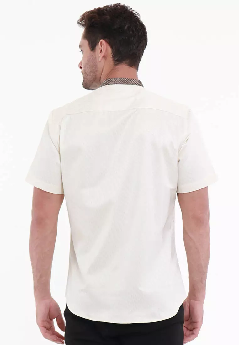 MAGINOT ARASH E KHAKY Koko Slim Fit Lengan Pendek