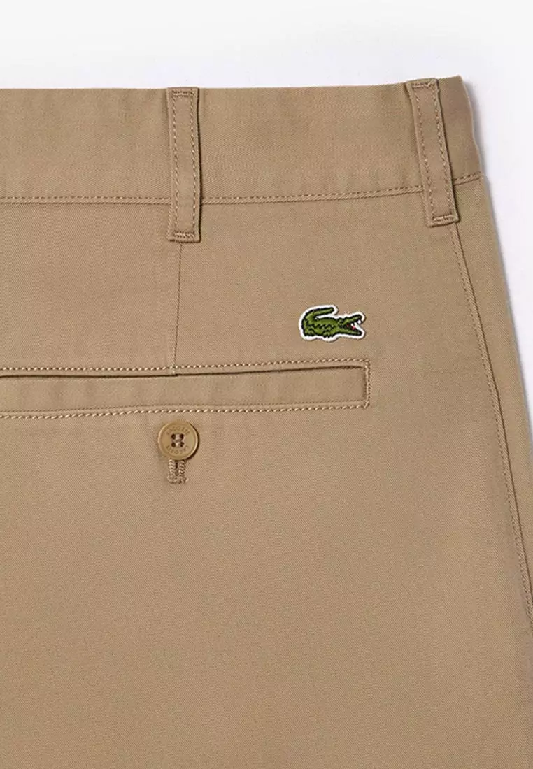 Slim Fit Stretch Cotton Pants