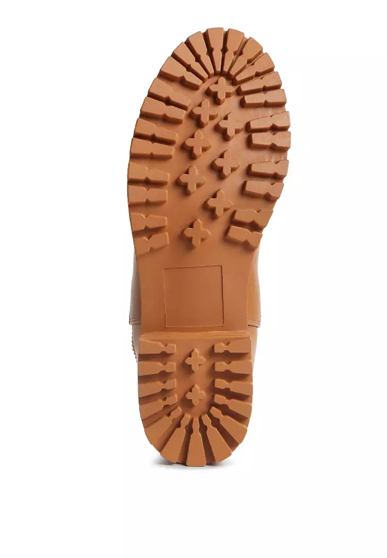 Sepatu bot Chelsea Styled Ankle warna Tan