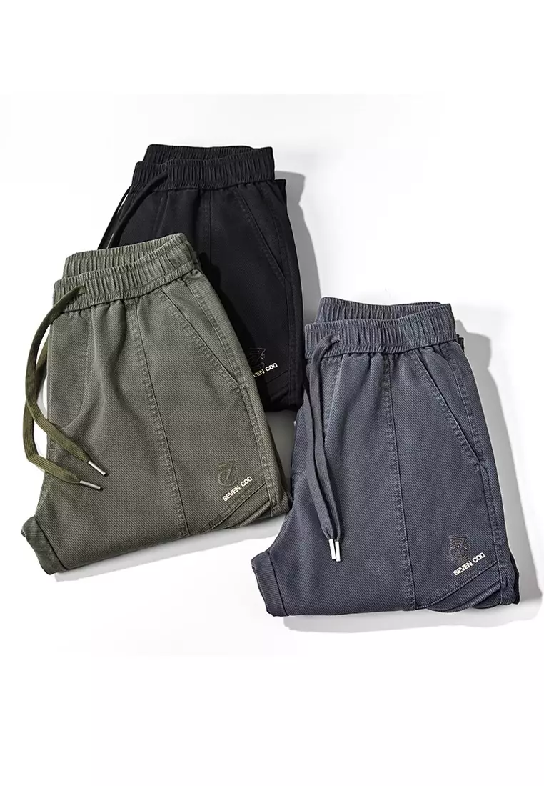 Drawstring Slim Jogger Pants