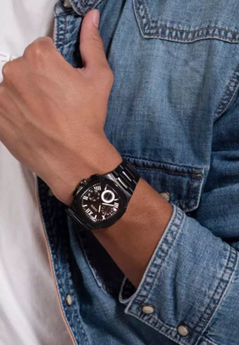 Guess Gents Watch HEADLINE Black - GW0572G3