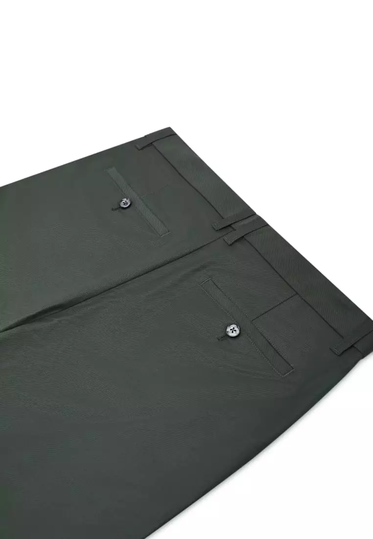 G2000 Cotton Blend Slim Tapered Fit Twill Casual Pants