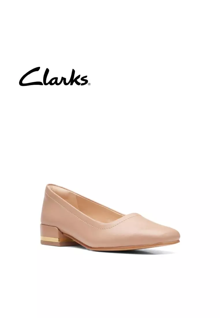 Buy Clarks Clarks Seren30 Court Praline Leather Womens Dress Shoes
