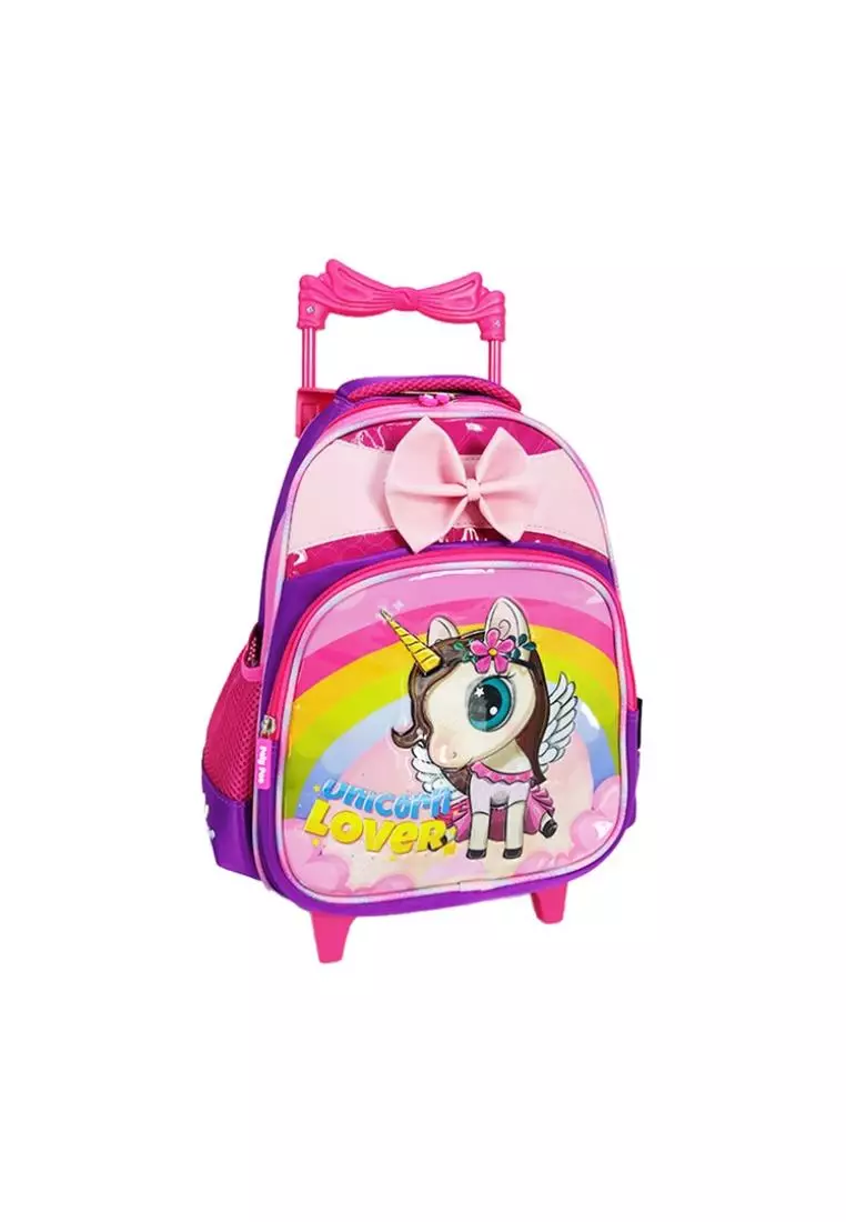 14" Cute Animal Kindergarten Kindy School Bag Trolley Bag Backpack -PK2276