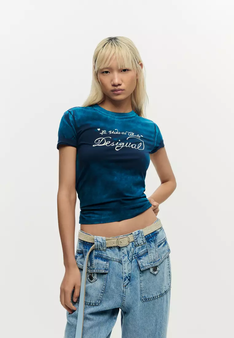 Desigual Flock Print T-Shirt