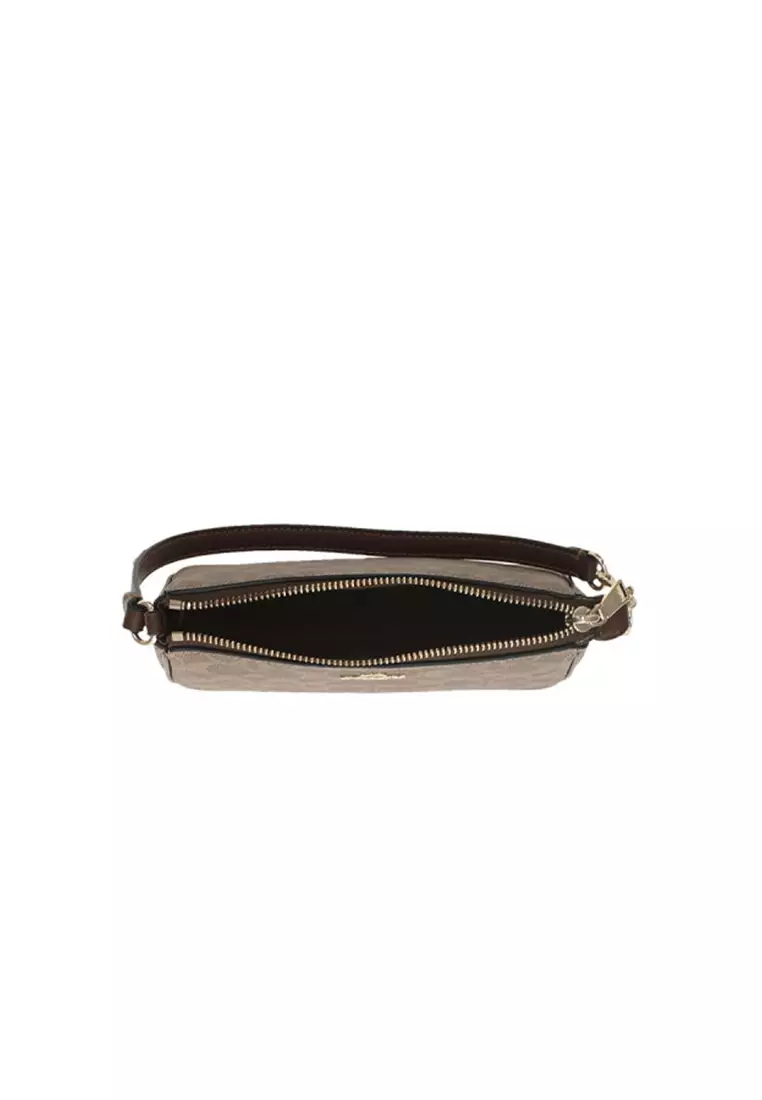 Nolita 19 Shoulder Bag In Signature Canvas Tan Brown CW426