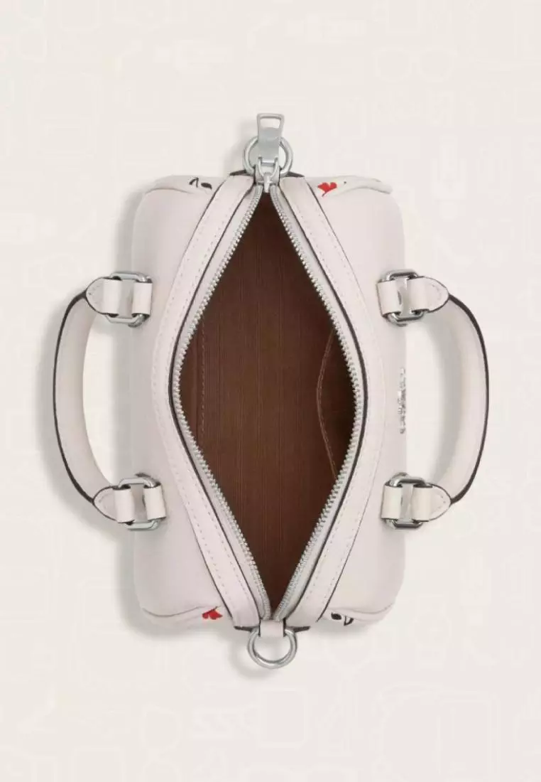 Coach Mini Rowan Crossbody With Floral Print Chalk Multi