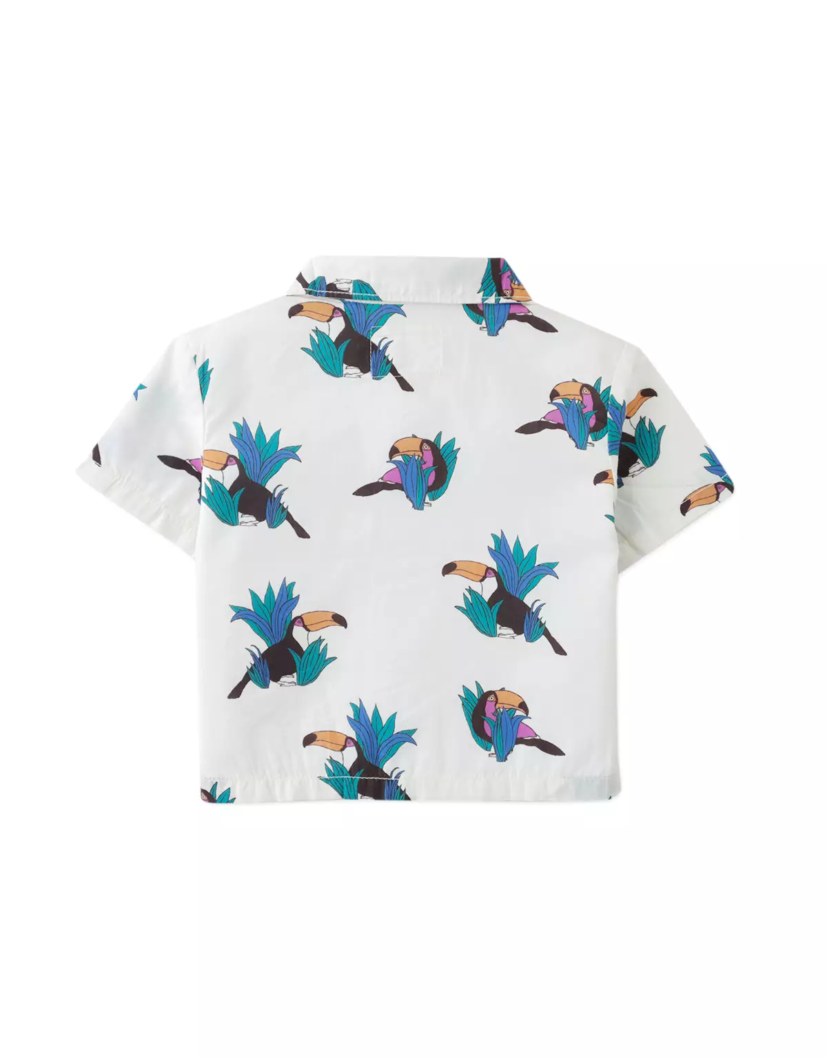 Gingersnaps Baby Havana Paradise Woven Btndown White - Kemeja Bayi Laki (Putih)