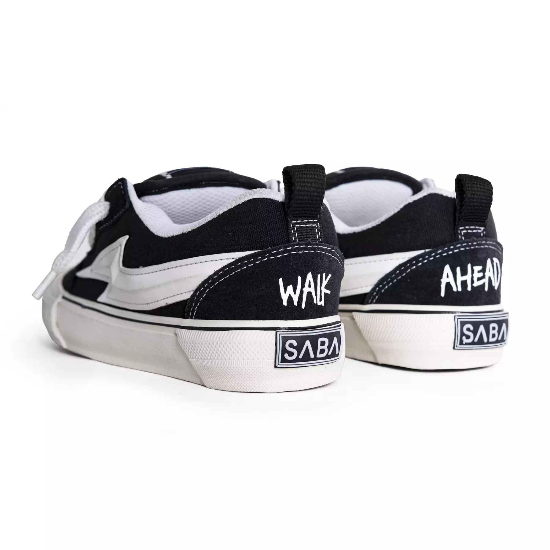 SABA Zeus Black White - Sepatu Sneakers Pria Wanita