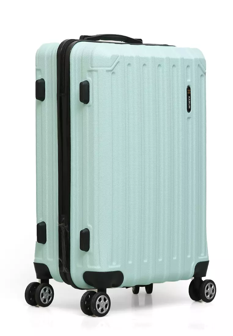 Isvara Tas Koper Hardcase Unisex One Set Suitcase Number Code Combination Lock Large Compartment Material ABS+PVC Coated ORIGINAL - Mint