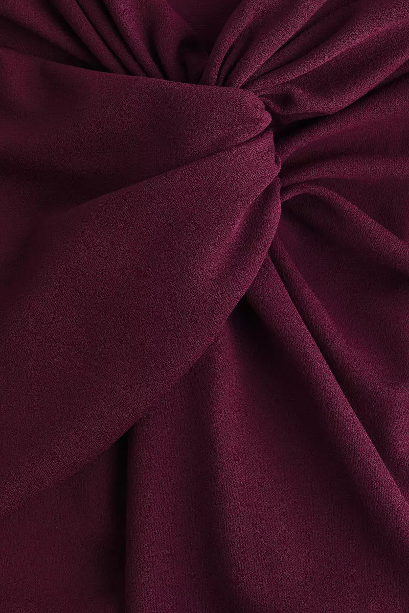 Twisted-detail trousers