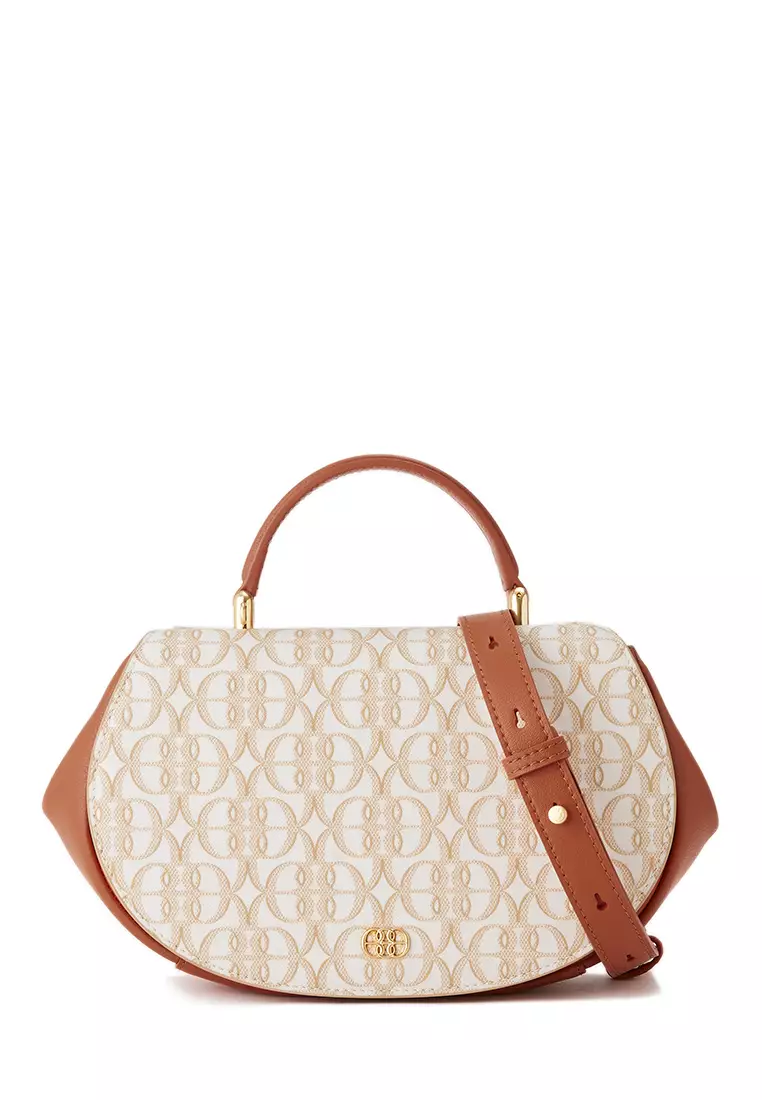Bonia monogram sales sling bag