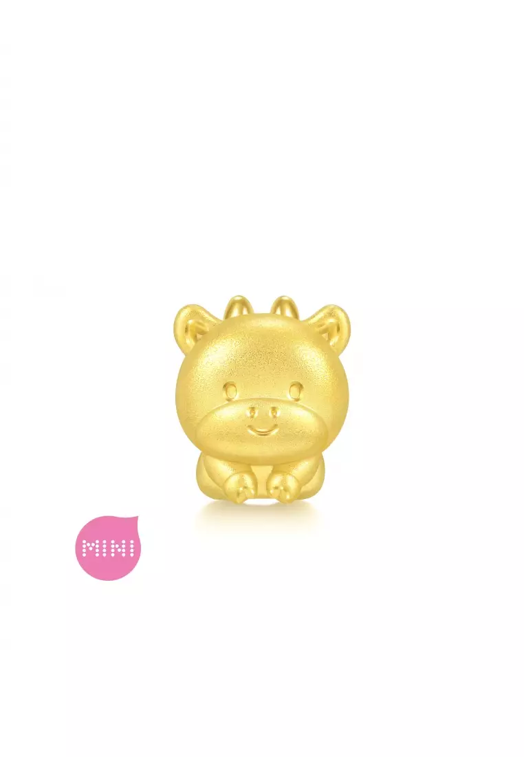 Charme 999 24K Gold Chinese Zodiac Ox Charm 93692C (Bracelet not included)