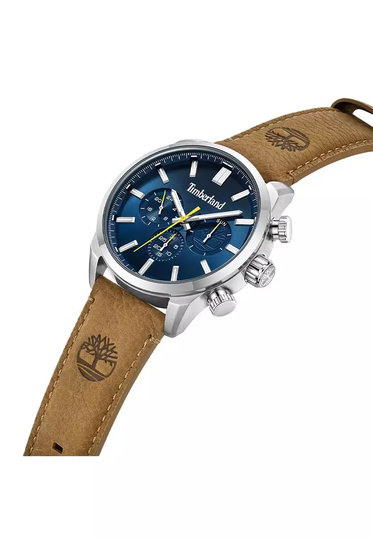 Men's Henniker II Brown Leather Analog Watch TBL-TDWGF0028702