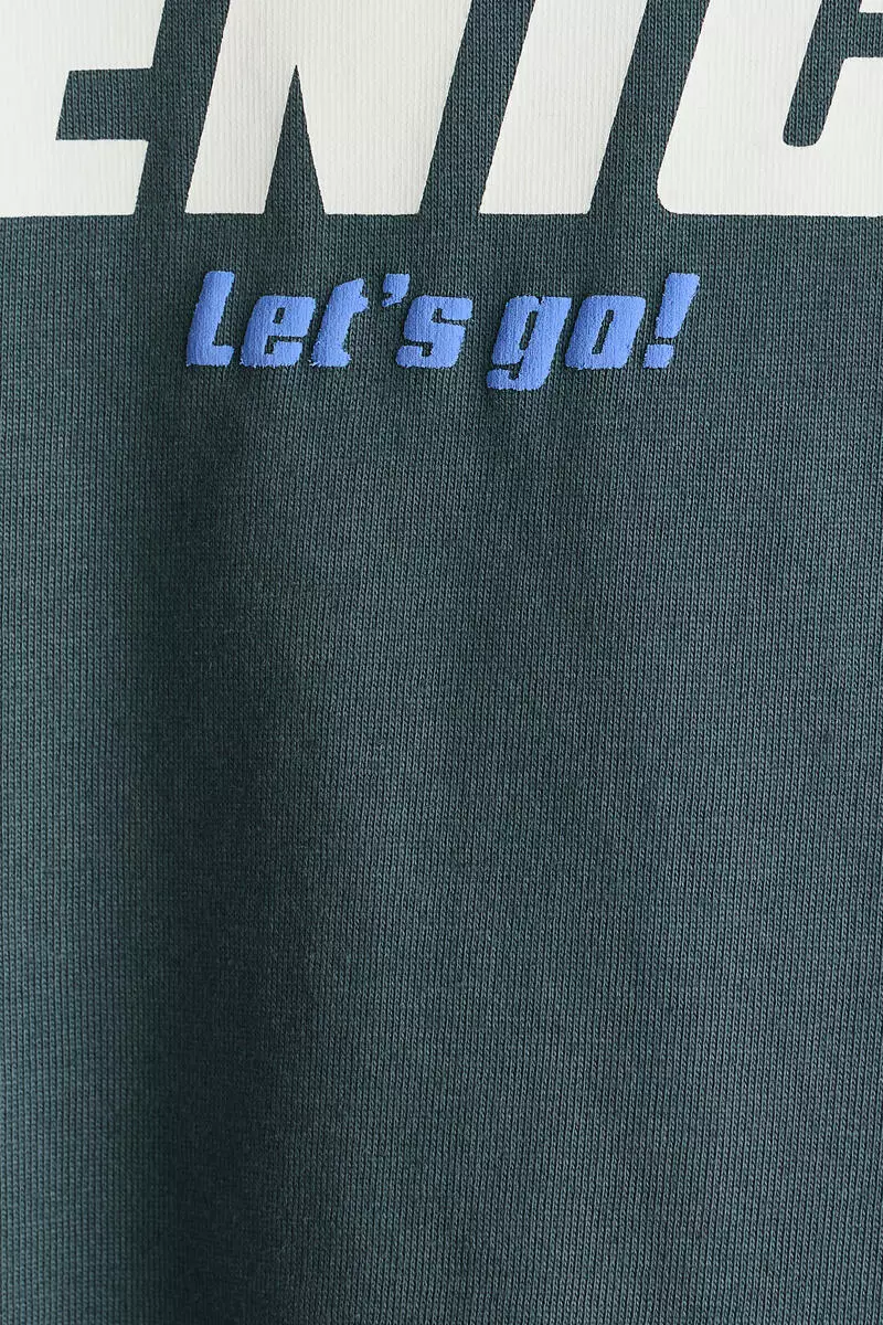 Printed cotton T-shirt