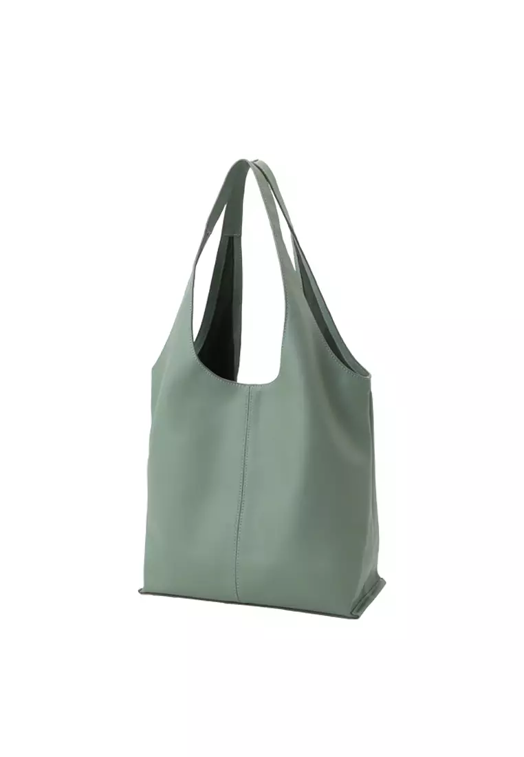 LATTICE 籃子手提袋 - 淺薄荷綠色