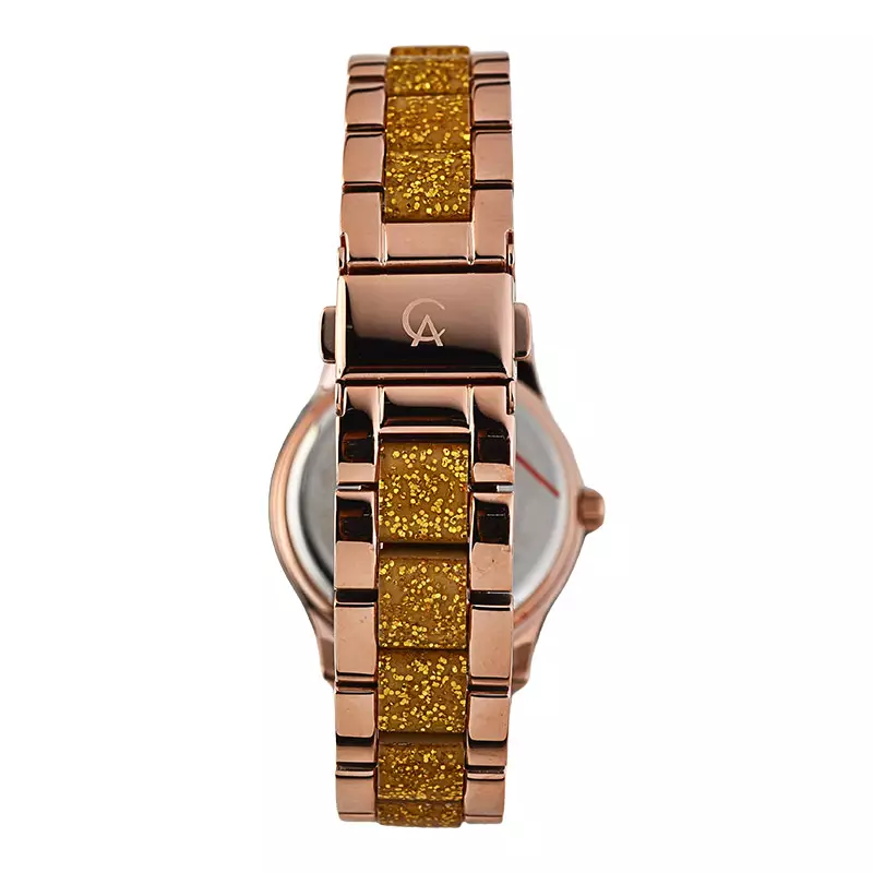 Jam Tangan Wanita Alexandre Christie Passion AC 2932 BF BRGLNLO Ladies Rose Gold Dial Dual Tone St Steel Acetate Strap
