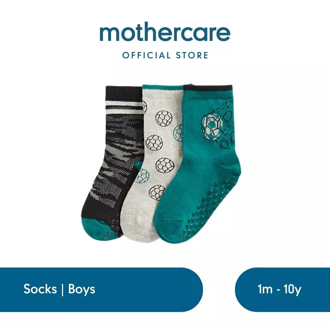 Mothercare Blue Stripe Socks - 5 Pack main image 1