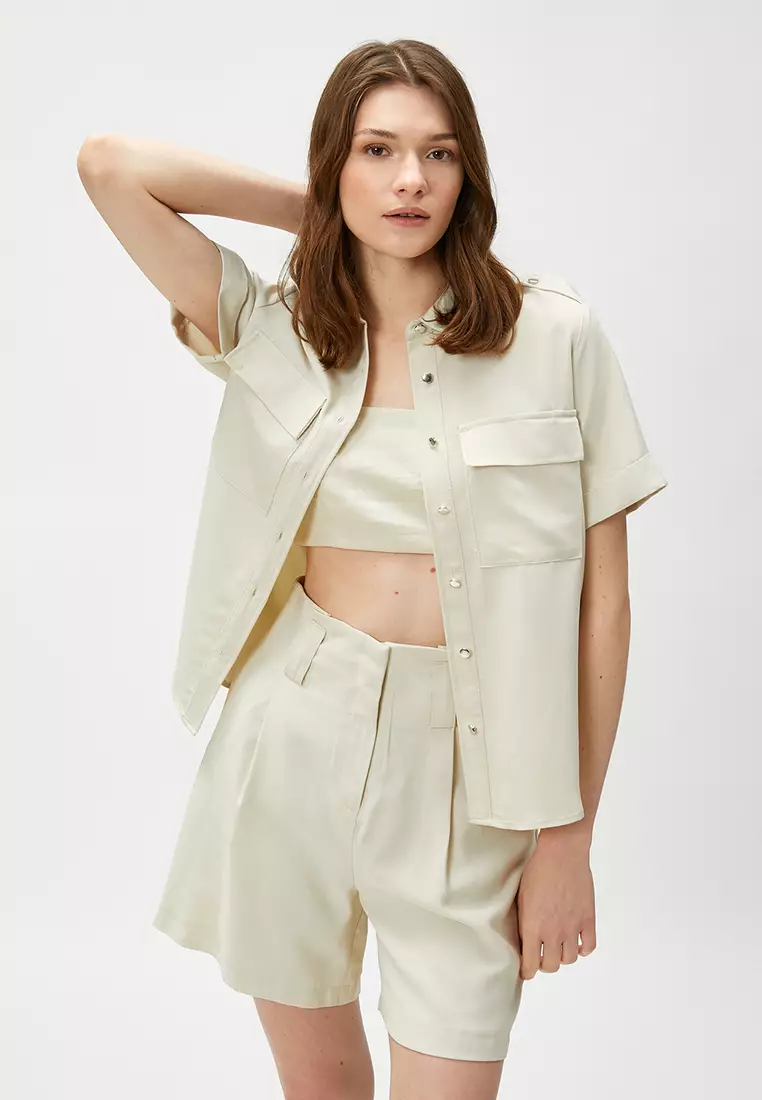 Short Sleeve Pockets Shirt