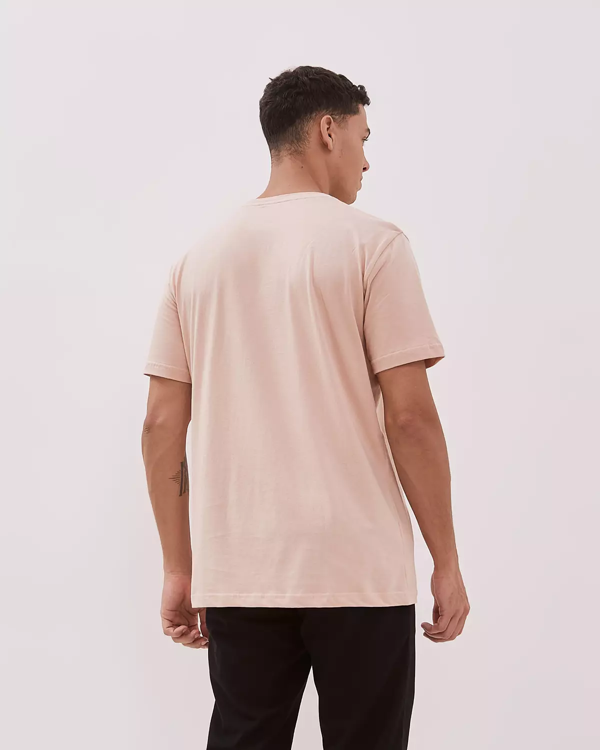 PINK MEN'S SHORT SLEEVE T-SHIRT