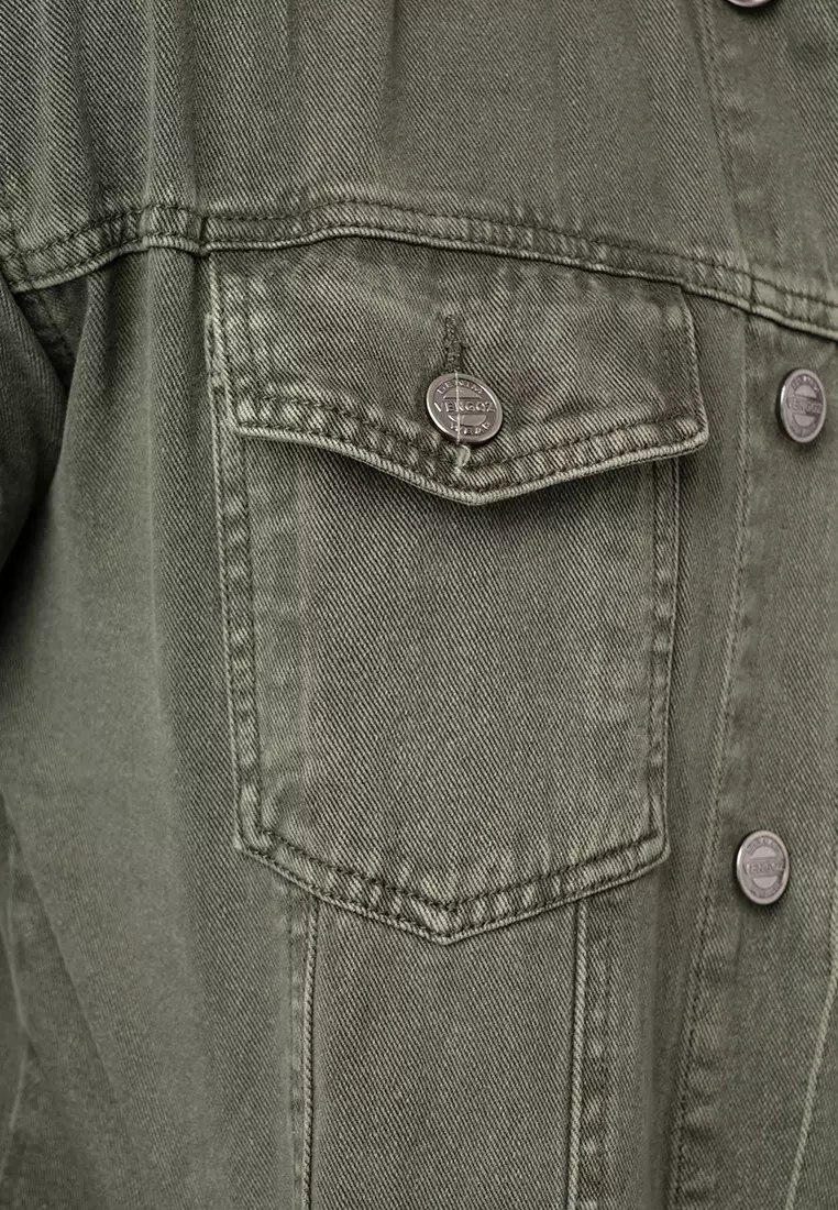 Jacket Jeans Green Army Premium