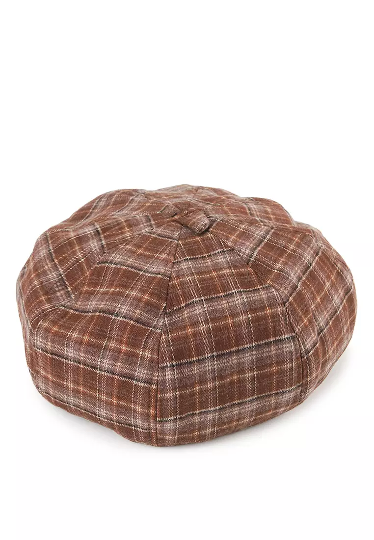 Plaid Beret