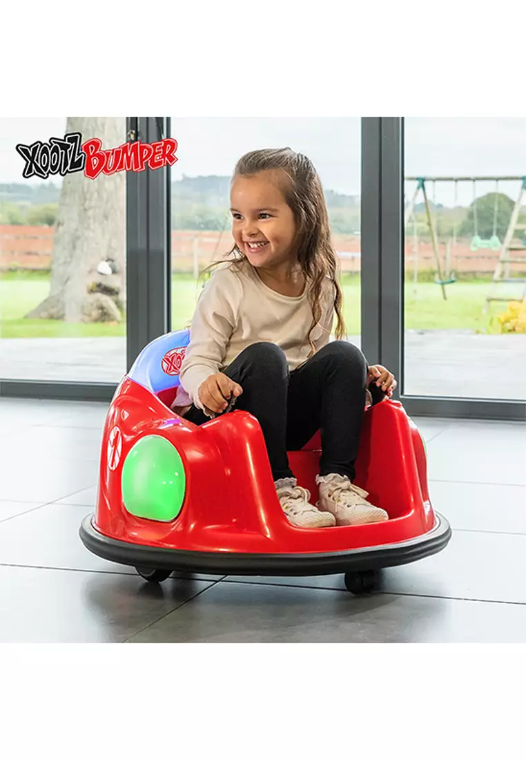 Xootz New Bumper Car With Remote Control Red - Mobil Bombomcar Anak